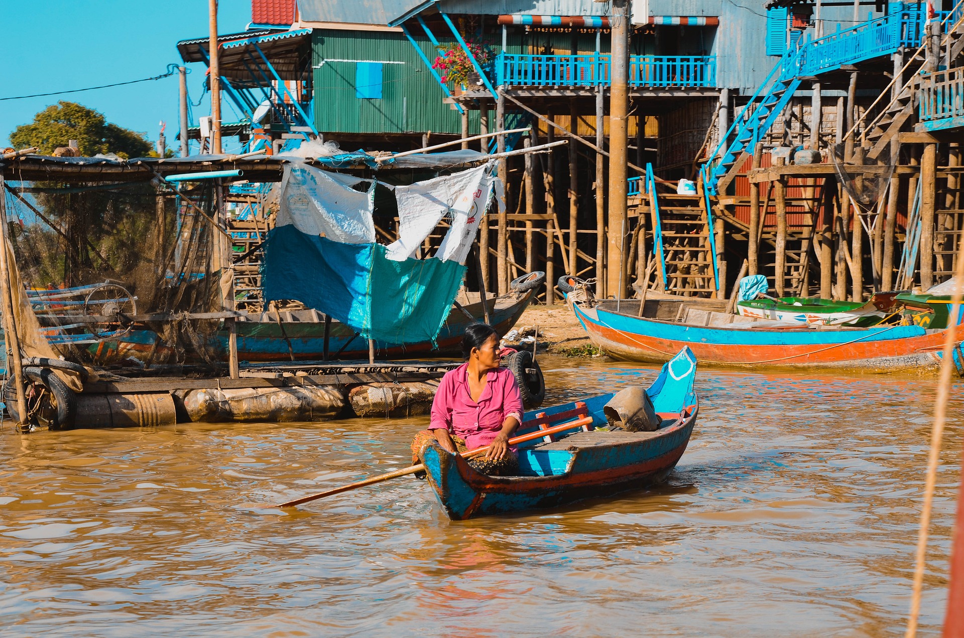 kompong phluk dorf